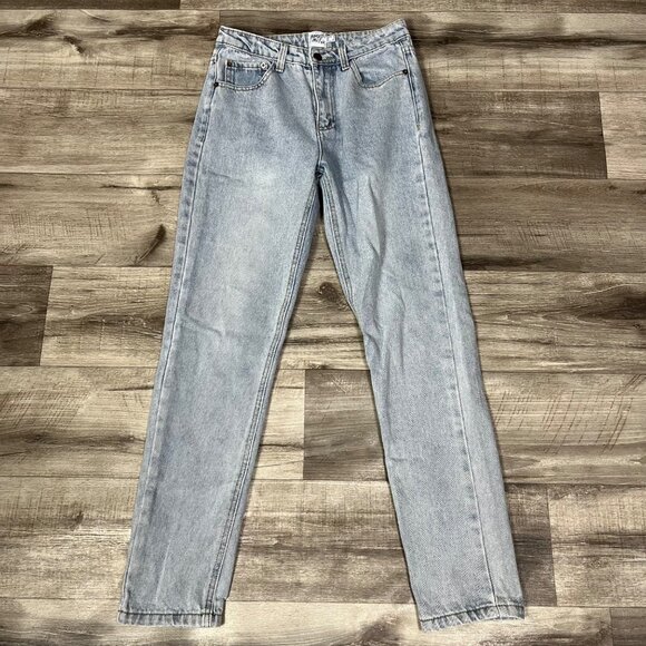 Princess Polly High Rise Denim Skinny Jeans Light Wash Women’s Size 2 - Picture 1 of 10